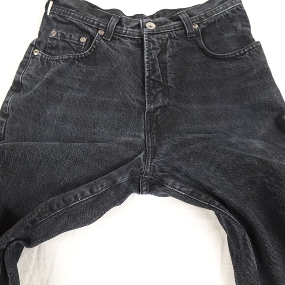 Vintage 90s Santana Parasuco High Rise Mom Jeans Women's 30 (27x32) Black Denim - Picture 5 of 11